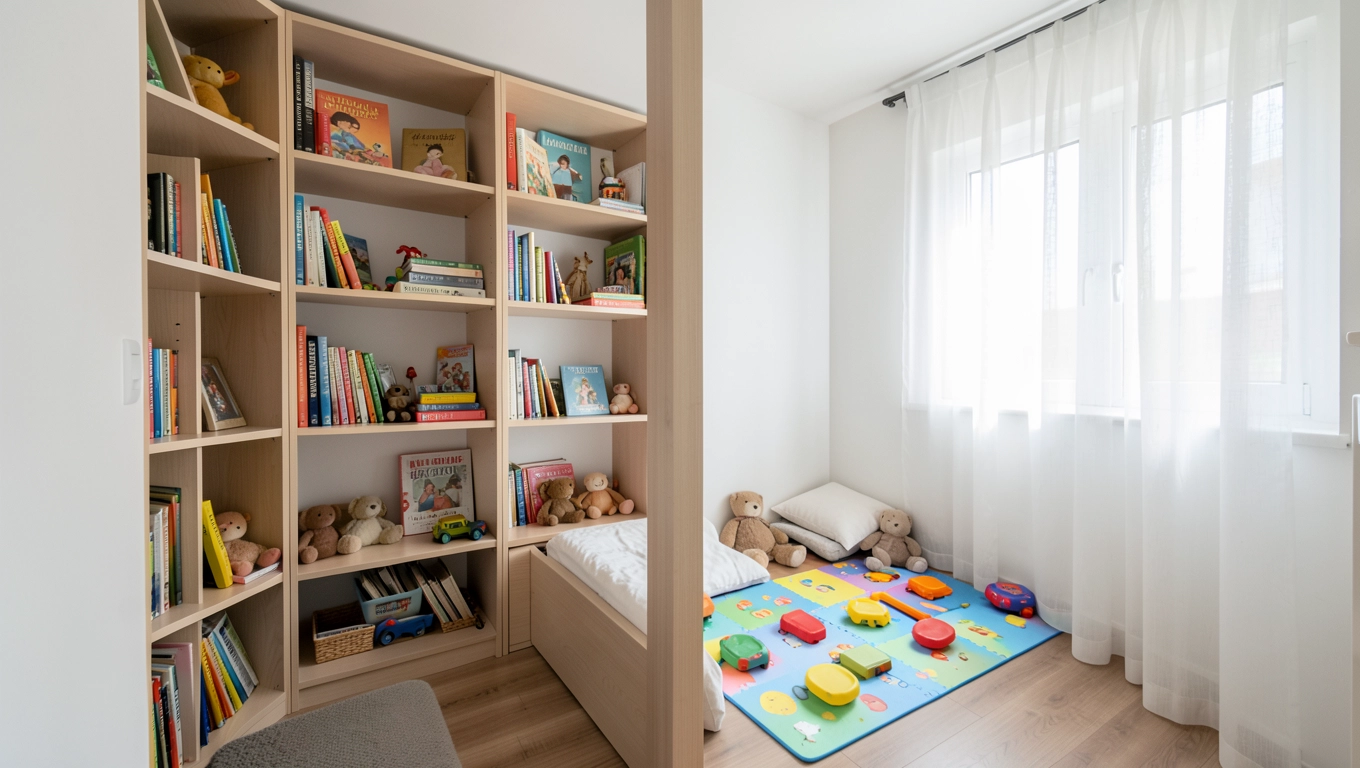 Jak wydzielić pokój dla dziecka w kawalerce