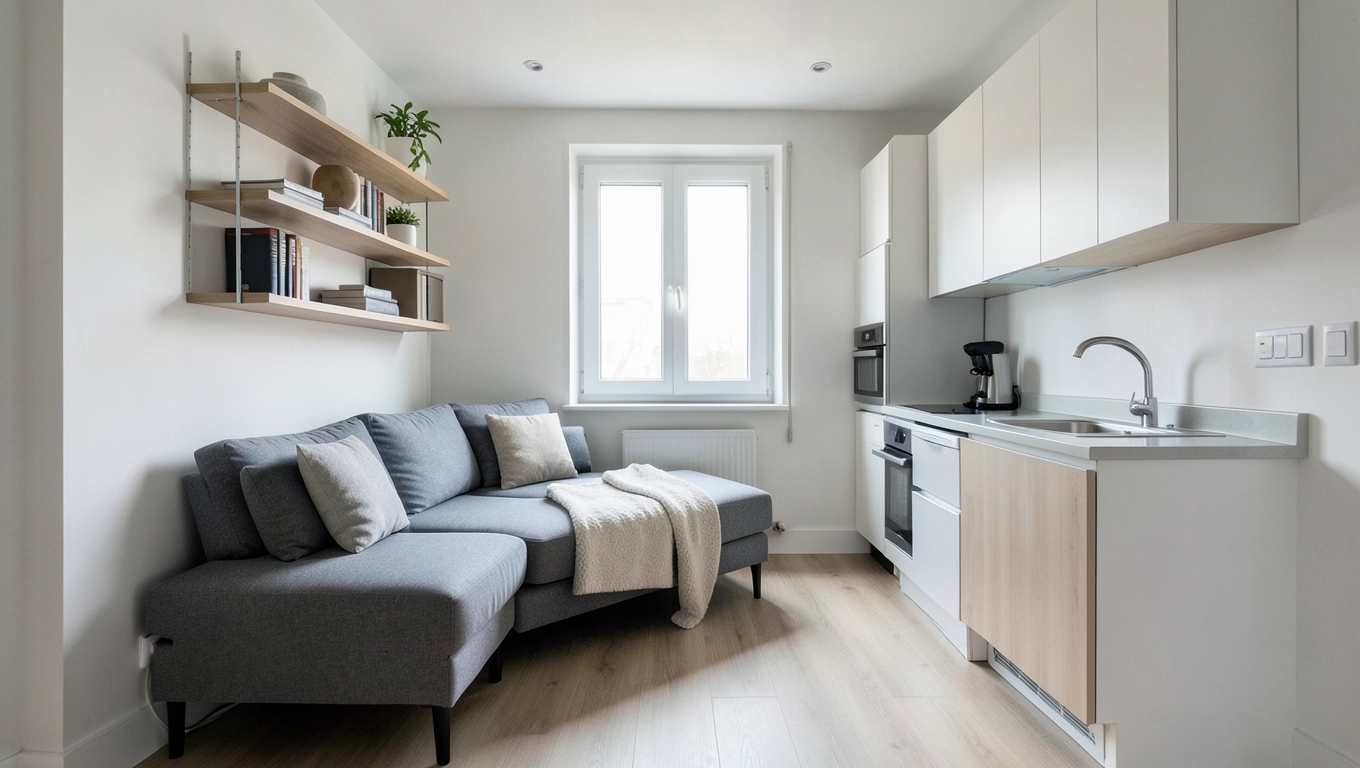 Kawalerka 26 m jak urządzić