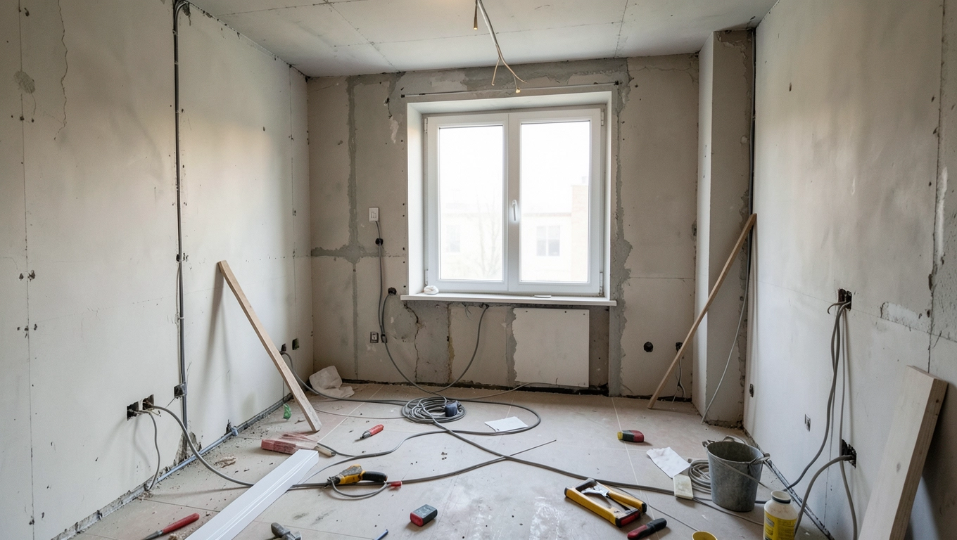 Remont kawalerki koszt robocizny