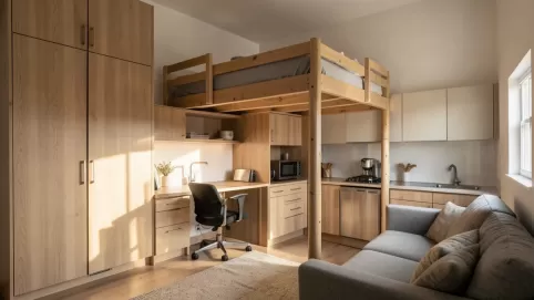 Antresolą w kawalerce